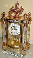 Ansonia "Jupiter" Crystal Regulator ~ Antique Clocks Guy
