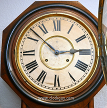 Ansonia Reg "A" in Black Walnut ~ Antique Clocks Guy