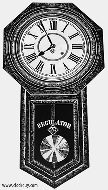 Ansonia Regulator "A" - Original Catalogue Drawing