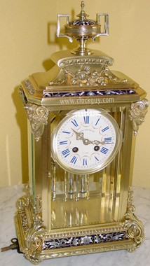 Bigelow Kennard & Co. French Crystal Regulator ~ Antique Clocks Guy