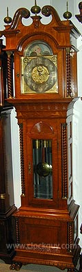Walter H. Durfee Pattern No. 18 in Quartered Oak - Antique Clocks Guy