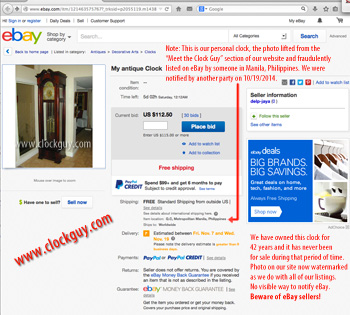 eBay allows sellers to fraudulently list items for sale that they do not own, and then makes it nearly impossible for a legitimate party to report the fraud. Caveat Emptor! AVOID eBAY like the plague if you value your hard-earned money.