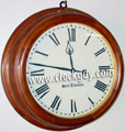 Seth Thomas 18" Gallery Clock in Cherry ~ Antique Clocks Guy