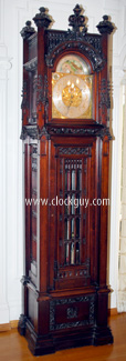 Monumental Tallcase Clock by JJ Elliott, London, signed "Tiffany" ~ Antique Clocks Guy